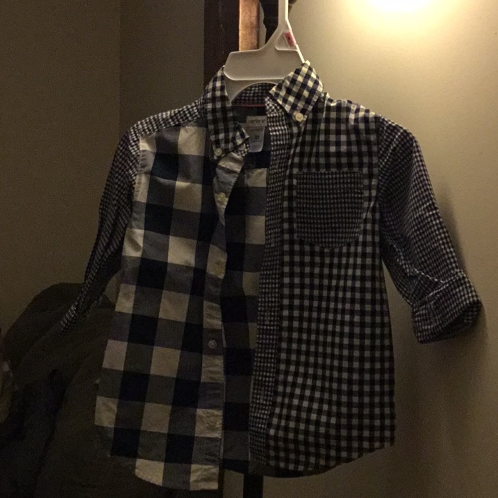 Carter’s boys 4T plaid shirt